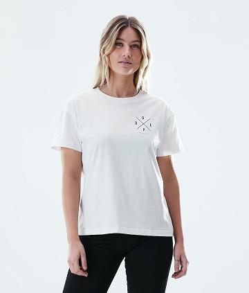 Camiseta Dope Regular 2X-UP Mujer Blancas | ESVD3760