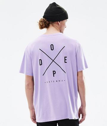 Camiseta Dope Standard 2X-Up Hombre Moradas | ESTV2989