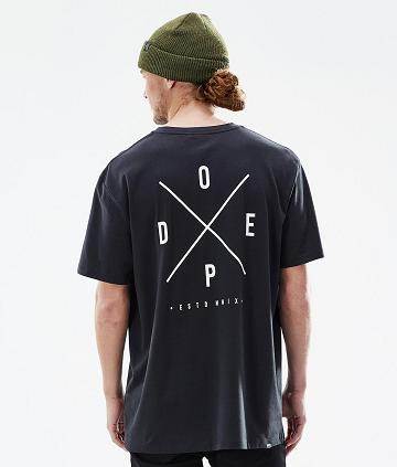 Camiseta Dope Standard 2X-Up Hombre Negras | ESYU2988