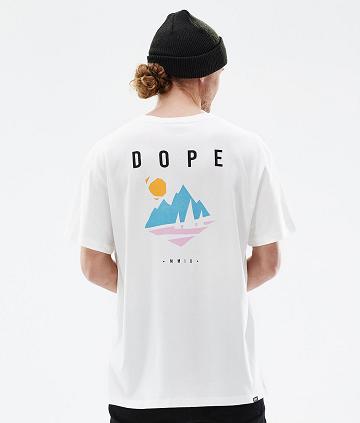 Camiseta Dope Standard Pine Hombre Blancas | ESWY2992