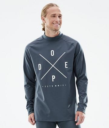 Camiseta Térmica Dope Snuggle 2X-Up Hombre Azules | ESWY3063