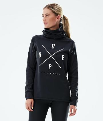 Camiseta Térmica Dope Snuggle W 2X-Up Mujer Negras | ESWY3886