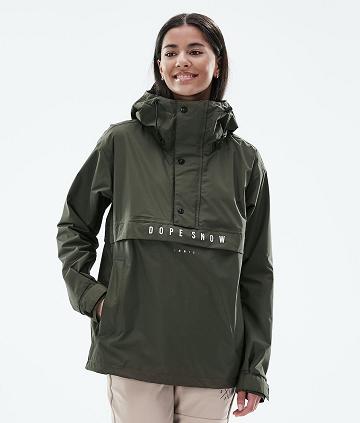 Chaquetas Al Aire Libre Dope Legacy Light W Mujer Verde Oliva Verde | ESSO3745