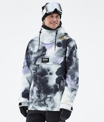 Chaquetas De Esquí Dope Blizzard Tiedye Hombre Negras Moradas | ESRW2919