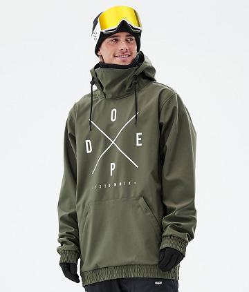 Chaquetas De Esquí Dope Yeti 2X-Up Hombre Verde Oliva Verde | ESQZ2966