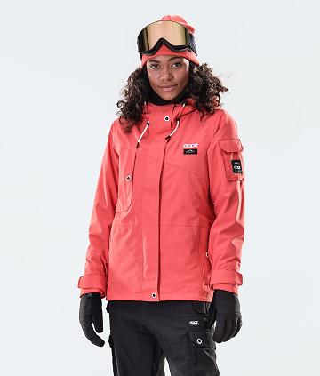 Chaquetas Snowboard Dope Adept W 2020 Mujer Coral | ESBC3395