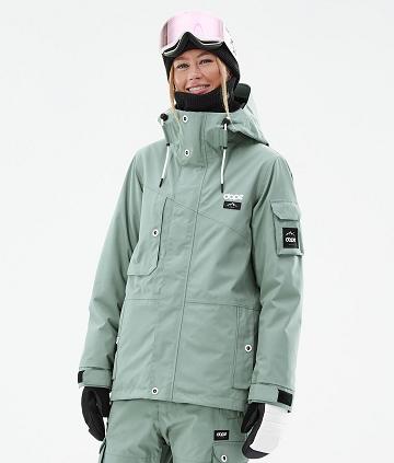 Chaquetas Snowboard Dope Adept W Mujer Verde | ESRW3389