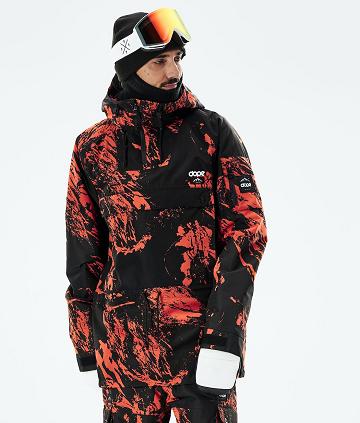 Chaquetas Snowboard Dope Annok 2021 Paint Hombre Naranjas | ESZG2760