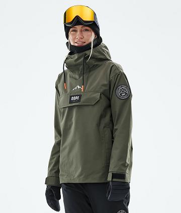 Chaquetas Snowboard Dope Blizzard W 2021 Mujer Verde Oliva Verde | ESHK3456