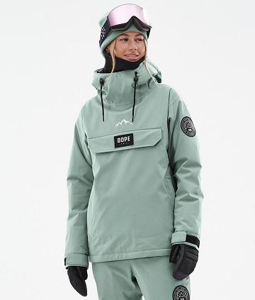 Chaquetas Snowboard Dope Blizzard W Faded Mujer Verde | ESOR3463