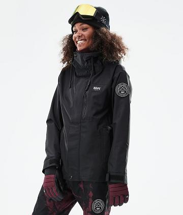 Chaquetas Snowboard Dope Blizzard W Full Zip 2021 Mujer Negras | ESYU3466