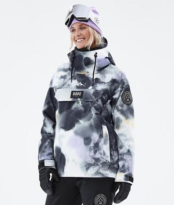 Chaquetas Snowboard Dope Blizzard W Tiedye Mujer Negras Moradas | ESSO3478