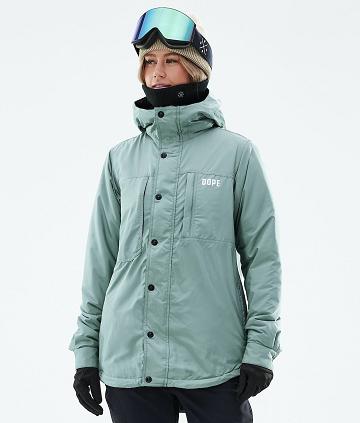 Chaquetas Snowboard Dope Insulated W Mujer Verde | ESOR3488