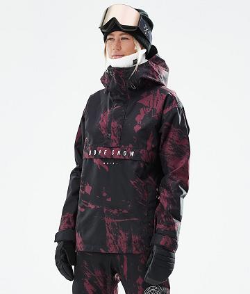 Chaquetas Snowboard Dope Legacy W 2021 Paint Mujer Burdeos | ESMA3497