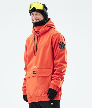 Chaquetas Snowboard Dope Wylie Patch Hombre Naranjas | ESVD2828