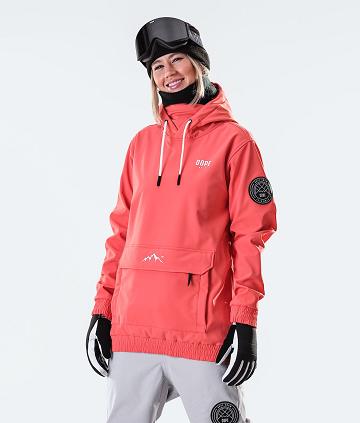 Chaquetas Snowboard Dope Wylie W 10k Capital Mujer Rojas | ESGL3509