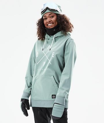 Chaquetas Snowboard Dope Yeti W 10k Mujer Verde | ESMA3524