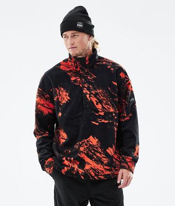 Fleece Dope Comfy 2021 Paint Hombre Naranjas | ESTV3033