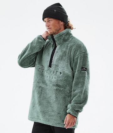 Fleece Dope Pile Hombre Verde | ESDN3052