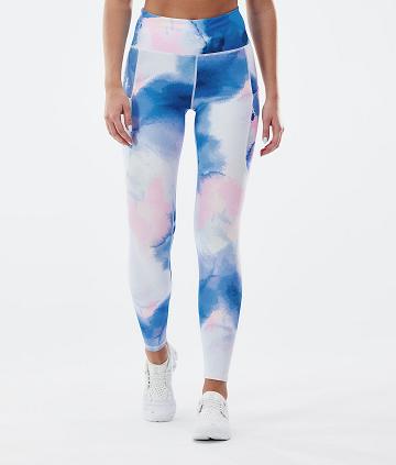 Leggins Dope Lofty Tech Mujer Blancas Multicolor | ESAP3798