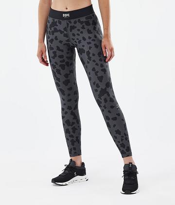 Leggins Dope Razor Dots Mujer Negras | ESDN3823