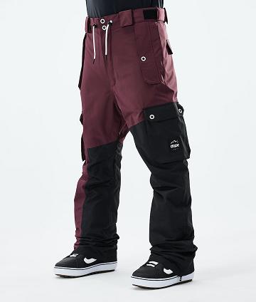 Pantalones Snowboard Dope Adept 2021 Hombre Burdeos Negras | ESCE2538