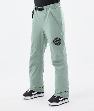 Pantalones Snowboard Dope Blizzard W Mujer Verde | ESHK3235