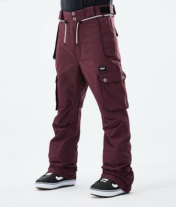 Pantalones Snowboard Dope Iconic 2021 Hombre Burdeos | ESVD2589