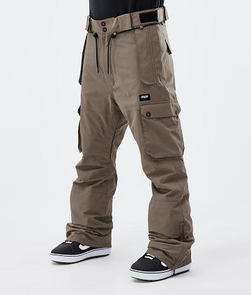 Pantalones Snowboard Dope Iconic Hombre Cafe | ESDN2573