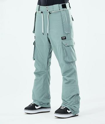 Pantalones Snowboard Dope Iconic W 2021 Mujer Verde | ESFM3282