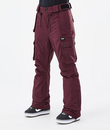 Pantalones Snowboard Dope Iconic W Don Mujer Burdeos | ESAP3285