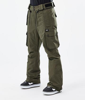 Pantalones Snowboard Dope Iconic W Mujer Verde Oliva Verde | ESYU3272