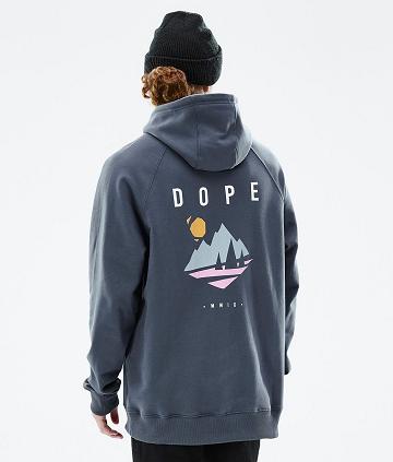 Sudadera Con Capucha Dope Common Pine Hombre Azules | ESIS3004