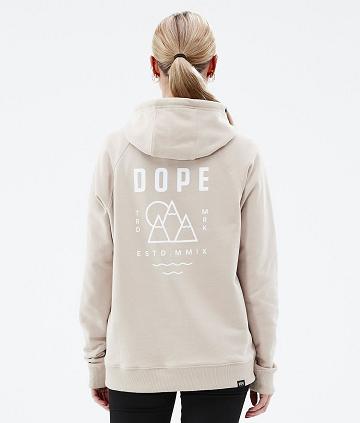 Sudadera Con Capucha Dope Common W Summit Mujer Marrones | ESGL3839