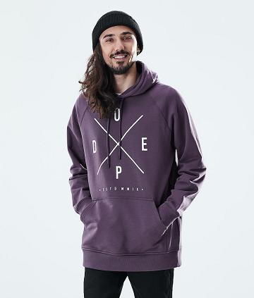 Sudadera Con Capucha Dope Daily 2X-UP Hombre Moradas | ESQZ3011