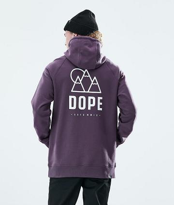 Sudadera Con Capucha Dope Daily Rise Hombre Moradas | ESZG3018