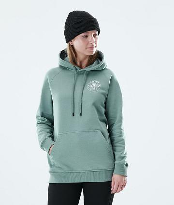 Sudadera Con Capucha Dope Regular Beak Mujer Verde | ESDN3848