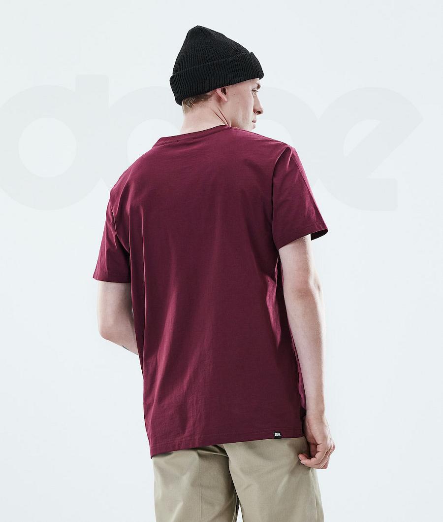 Camiseta Dope Daily 2X-UP Hombre Burdeos | ESGL2979