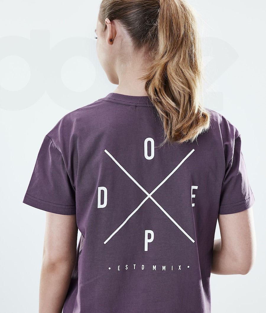 Camiseta Dope Regular 2X-UP Mujer Moradas | ESNB3758