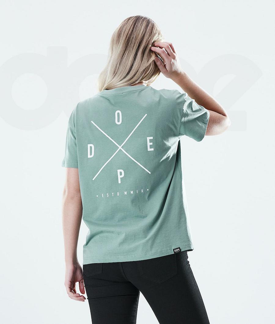 Camiseta Dope Regular 2X-UP Mujer Verde | ESBC3759