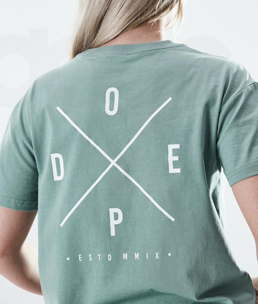 Camiseta Dope Regular 2X-UP Mujer Verde | ESBC3759