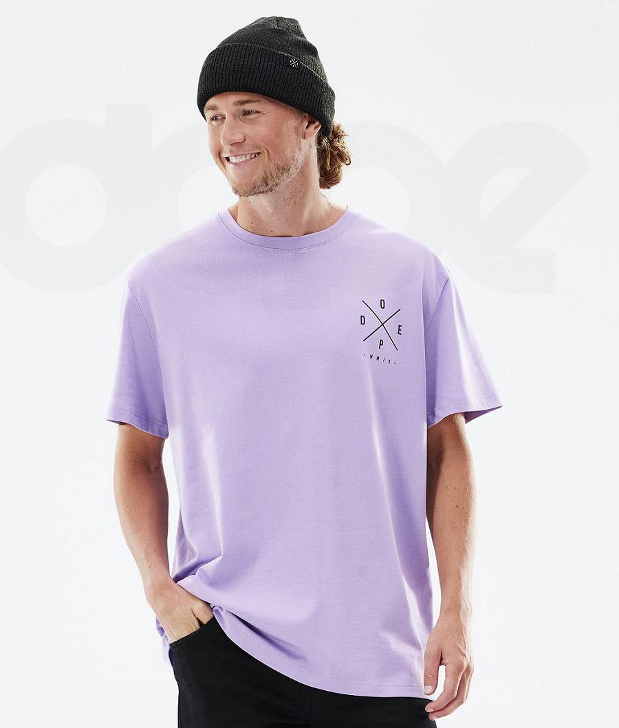 Camiseta Dope Standard 2X-Up Hombre Moradas | ESTV2989