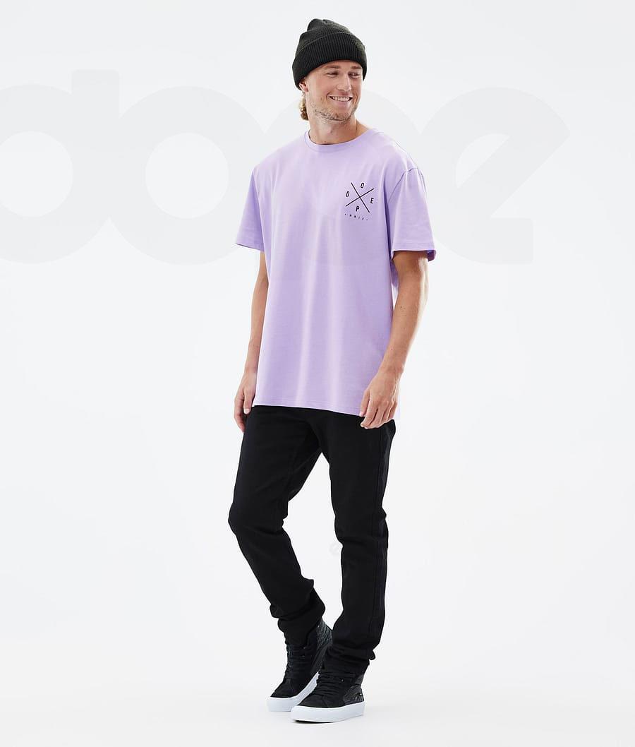 Camiseta Dope Standard 2X-Up Hombre Moradas | ESTV2989