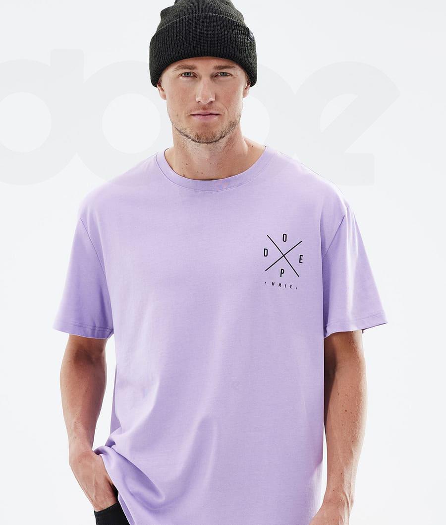 Camiseta Dope Standard 2X-Up Hombre Moradas | ESTV2989