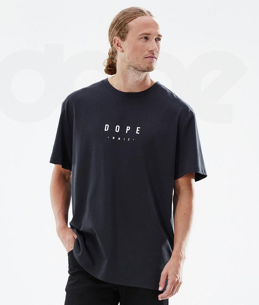 Camiseta Dope Standard Peak Hombre Negras | ESRW2990