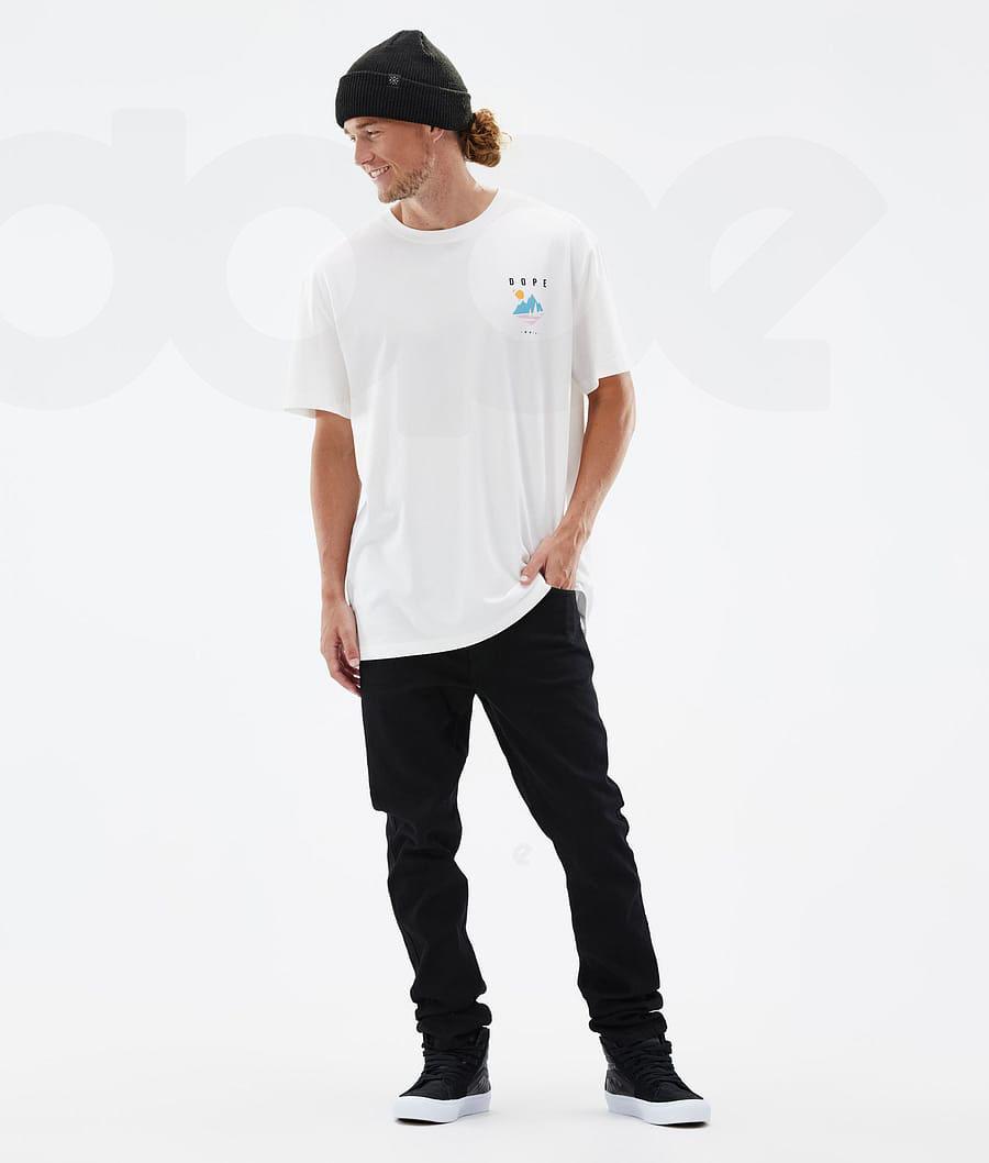 Camiseta Dope Standard Pine Hombre Blancas | ESWY2992