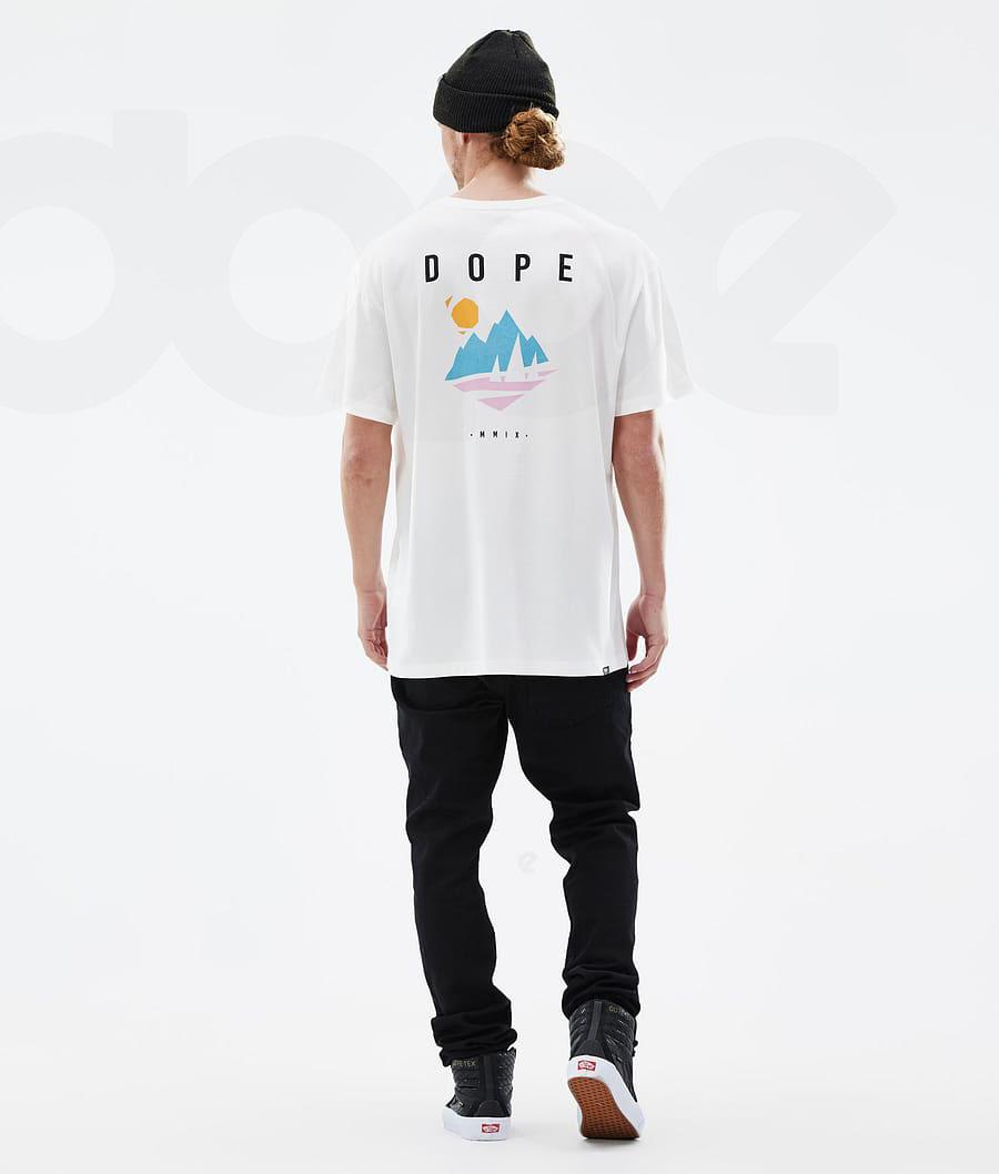 Camiseta Dope Standard Pine Hombre Blancas | ESWY2992