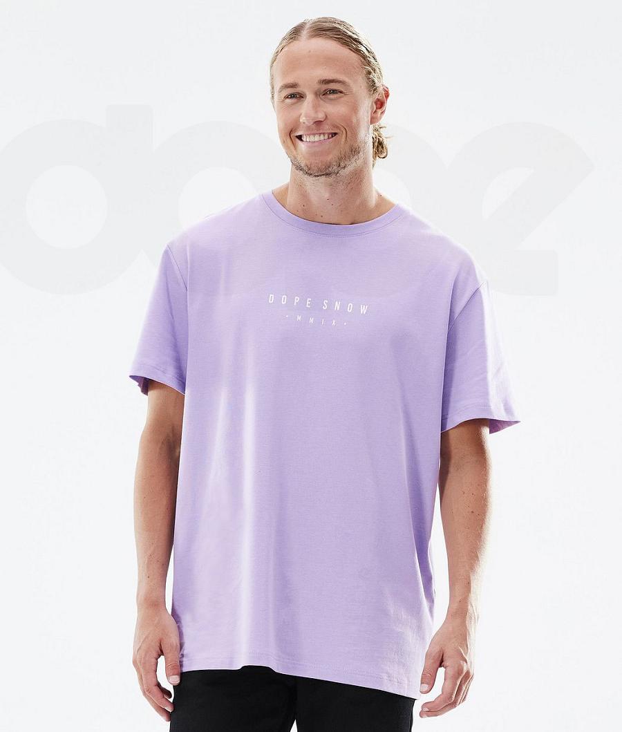 Camiseta Dope Standard Range Hombre Moradas | ESNB2995