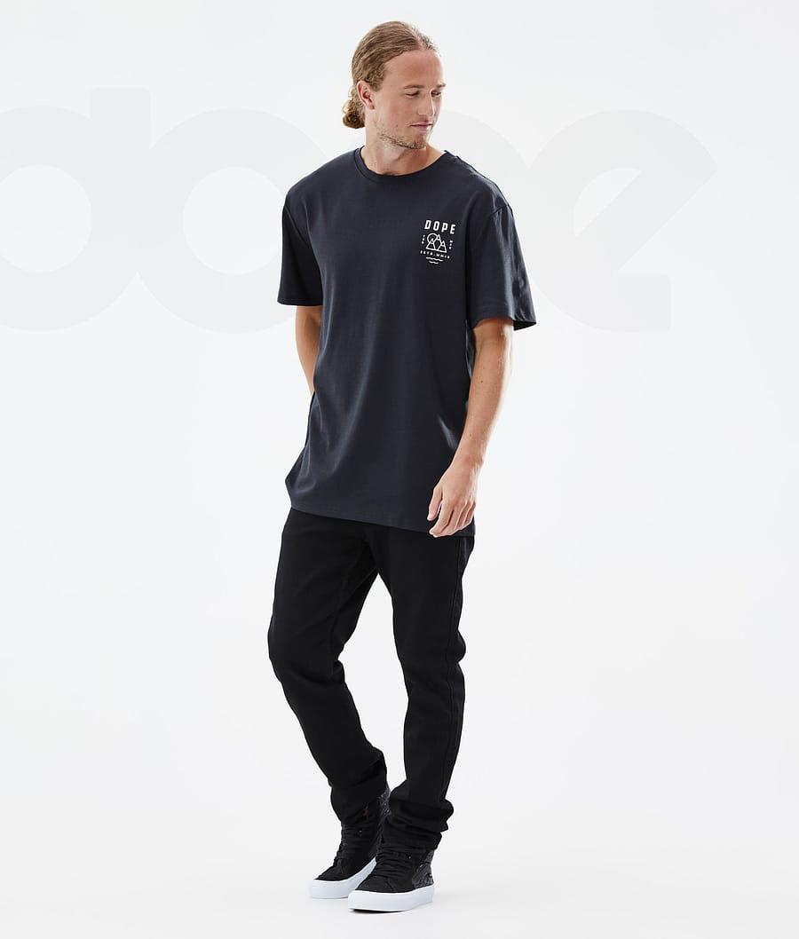 Camiseta Dope Standard Summit Hombre Negras | ESFM2998