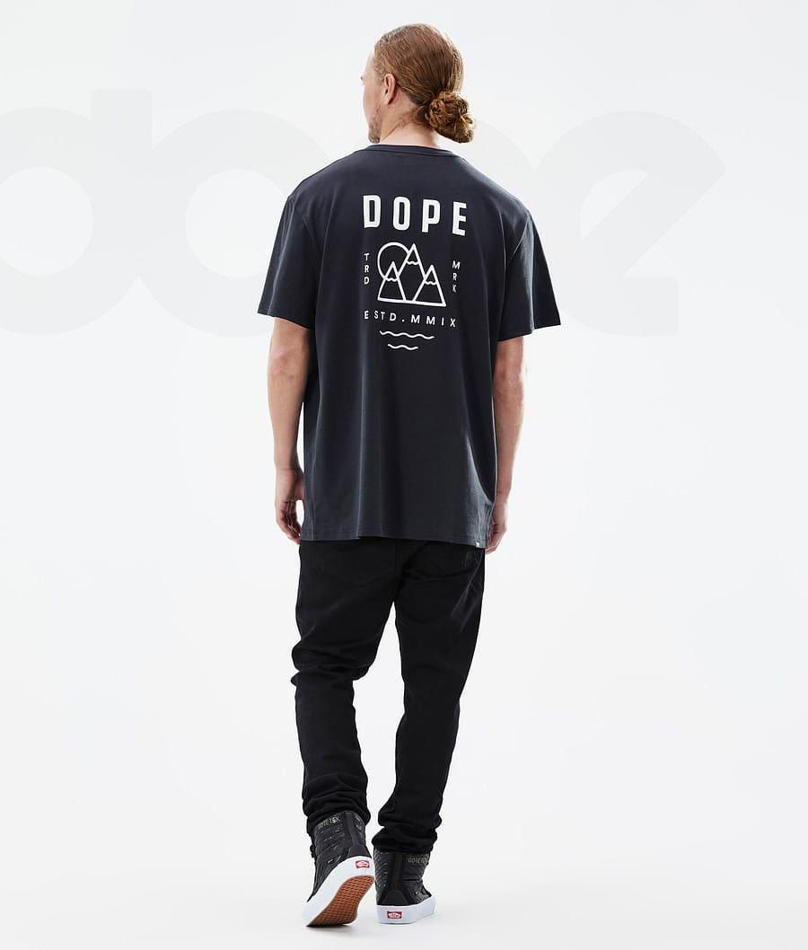 Camiseta Dope Standard Summit Hombre Negras | ESFM2998